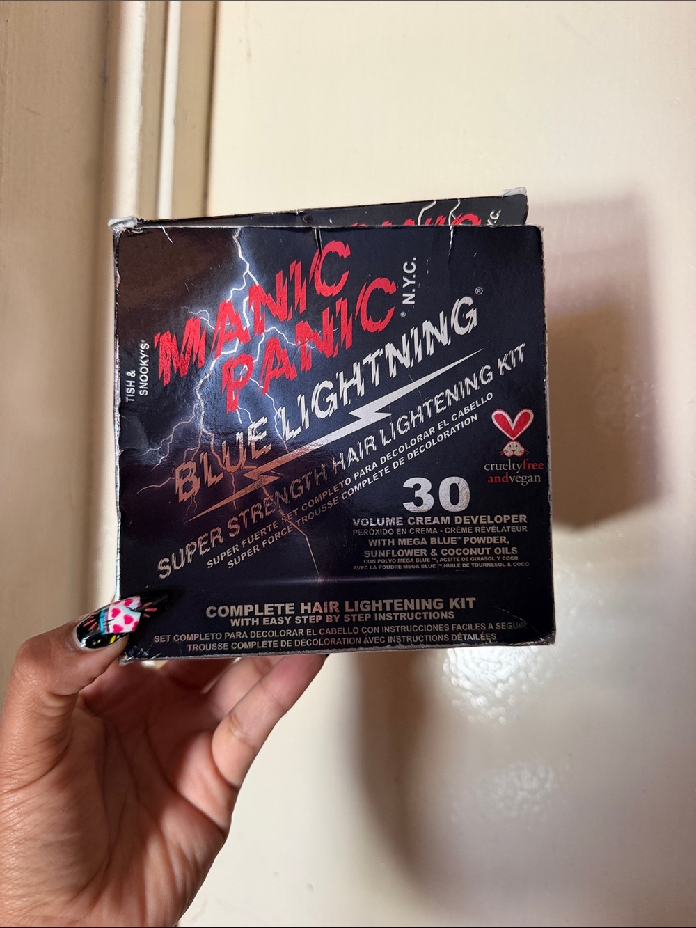 Manic Panic Blue Lightning Super Strength Hair Lightening Kit - 30 Volume